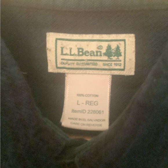 L.L. Bean Flannel Shirt - Picture 3 of 7